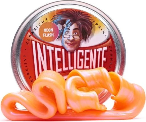 Intelligente Knete - Neon Flash (Crystal), 1 Stück