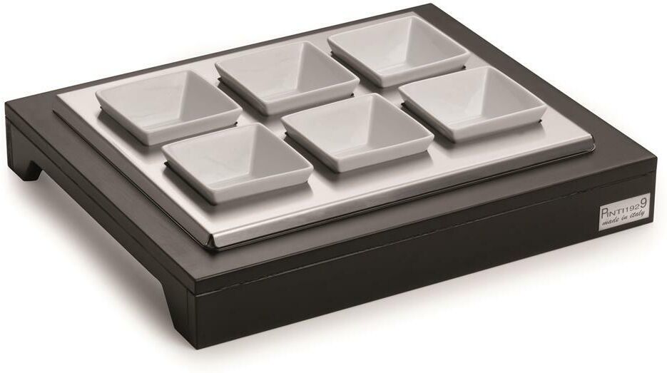Pintinox Espositore + 6 Ciotole 38 x 32 cm Trendy