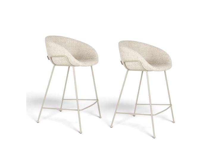 Bar stool Zuiver Feston, Beige, New, Counter stool - Practical & comfortable