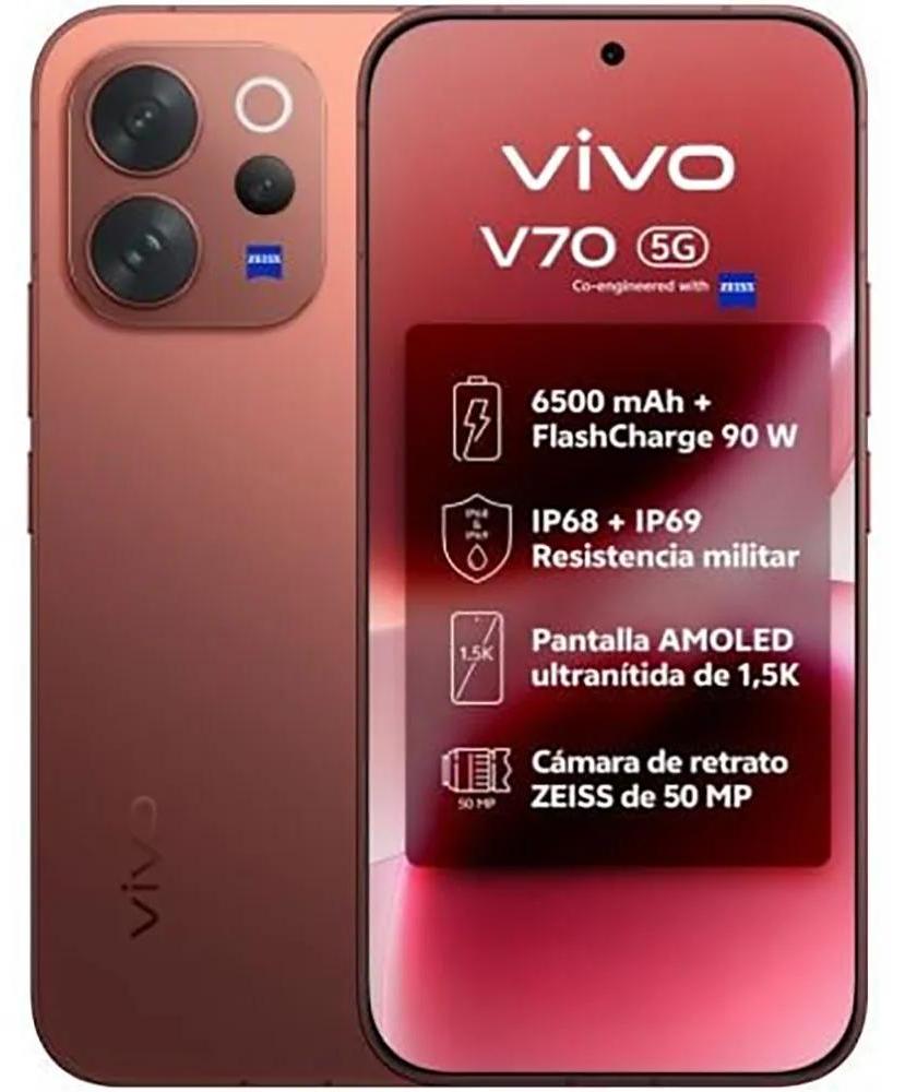 Vivo V70 8gb/512gb 6.6'' Braun One Size / EU Plug 220V Braun One Size