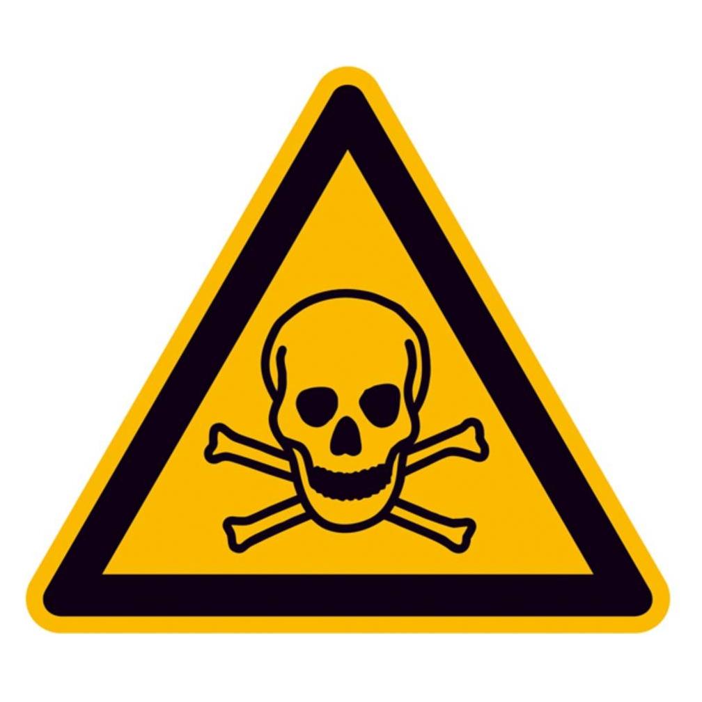 Wolk Warnschild Giftige Stoffe Aluminium 100 mm ISO 7010 1 St. (11.0163)