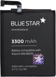 Bluestar vervangingsaccu compatibel met Xiaomi Mi6, 3300mAh, Li-ion, accupack BM39