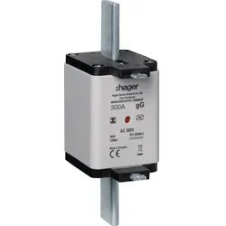Hager LNH3300MK NH-Sicherungseinsatz NH3C gG 500V 300A Kombimelder spannungsfreie Grifflasche