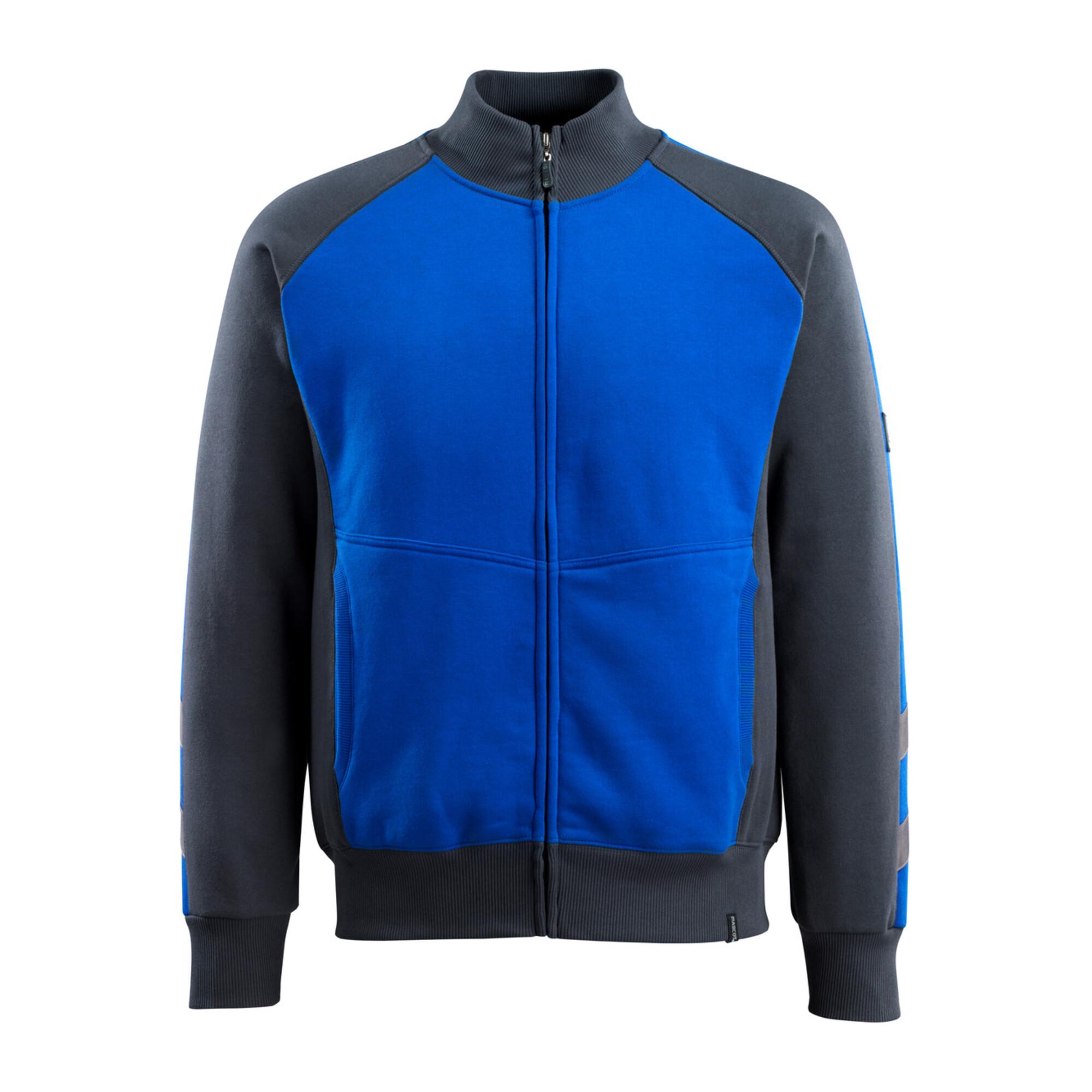 MASCOT Sweatshirt Amberg mit Reißverschluss 4XL kornblau/schwarzblau (50565-963-11010-4XL)