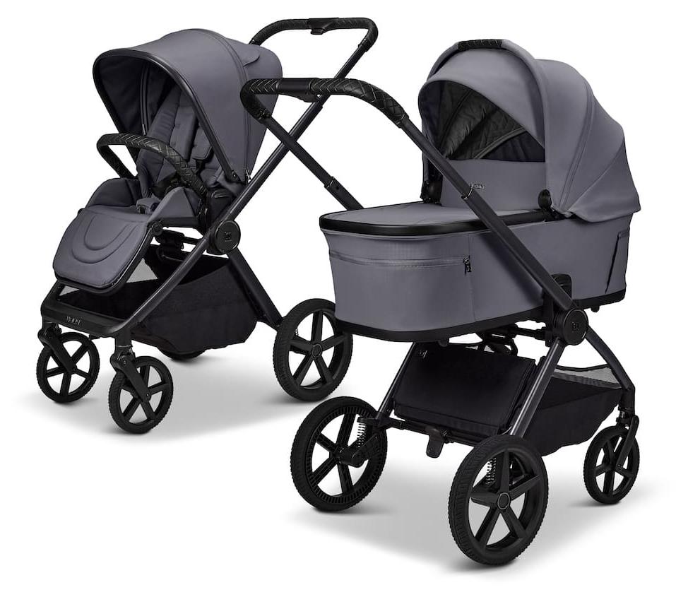 Moon Gio Fold Kombikinderwagen / 2in1 Kinderwagen, Farbe/Dessin:Onyx