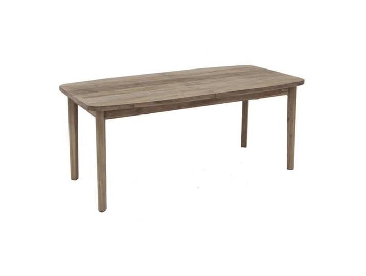 Table à manger extensible en bois coloris naturel - L. 180-260 x l. 90 x H. 76 cm