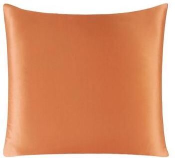 Uplifted Finds Pure Silk Pillowcase With Zipper Closure Soft Luxury Pillow Cover 65 X 65 Cm orange