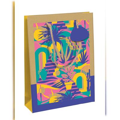 Clairefontaine 223925-2C 6x Liwa, Kraft, große Geschenktasche 26,5x14x33 cmMehrfarbig