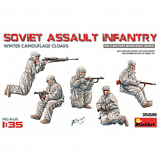 MiniArt - Soviet Assault Infantry (Winter Camouflage Cloaks) - 1:35 - 58 Teile 310794