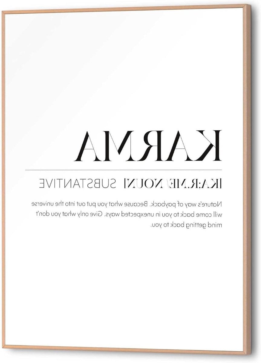 Ingelijste Afbeelding Wanddecoratie Zwart Wit 30 x 40 cm