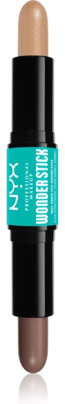 NYX Professional Makeup Wonder Stick Dual Face Lift To-tone konturpind Skygge 01 Fair 2x4 g
