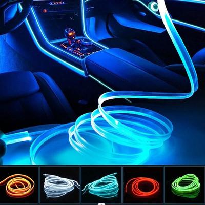 Uplift Essentials Automotive Ambient Interior Glow Strips yellow 160 In usb Plug