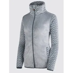 ELLENOR Fleece-Jacke mit Struktur Design