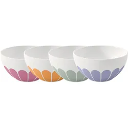 MÜSLISCHALEN-SET Fleur Vert bunt ø 14,1 cm 4-tlg.