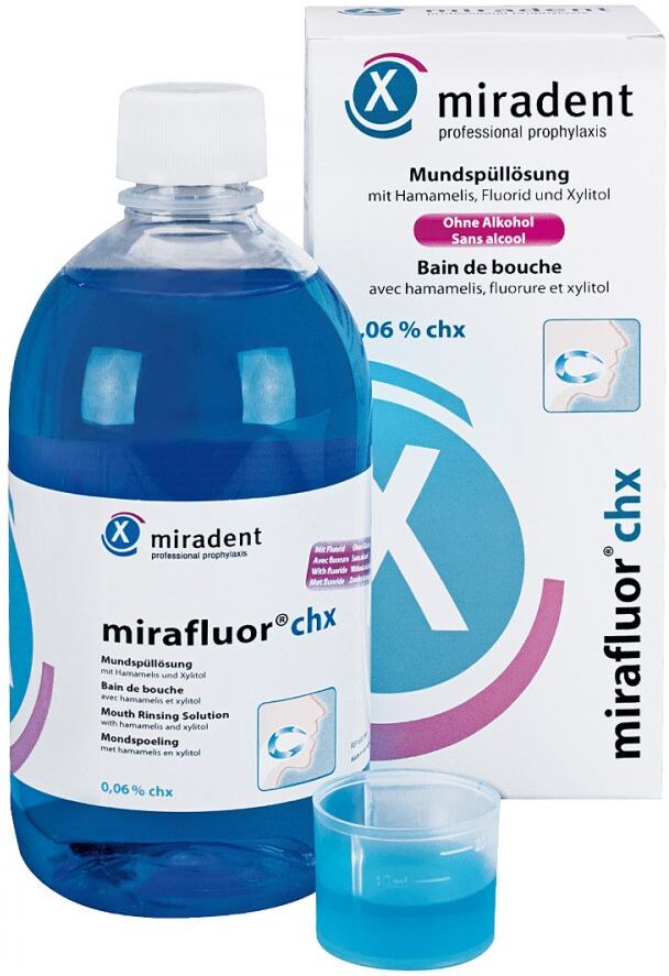 Miradent Mundspüllösung mirafluor chx 0,06%