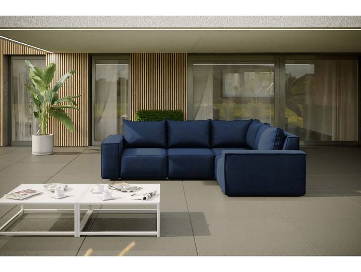 Kaiser Möbel Ecksofa Gartenmöbel für den Garten SONNE, die Terrasse, eckcouch, Bequem, komfortabel, viele Farben, für den Garten, die Terrasse