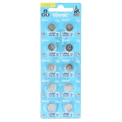 10 Stück Knopfzellen AG9, L936, SR936, SR45, 394, 524, RW33 Alkaline Batterie