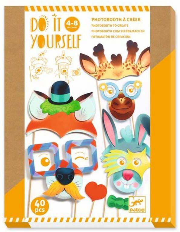 Photobooth à créer La fiesta des animaux - Do it Yourself - Djeco