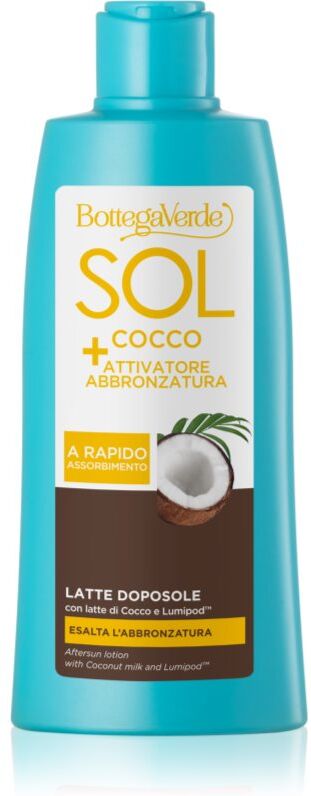 Bottega Verde Sol Cocco lait corporel hydratant pour stimuler le bronzage 200 ml