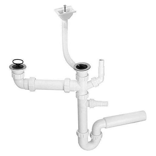 McAlpine Siphon Doppelrohrsiphon 1,5" (HC7+DO2-U) (Röhrensiphon, 1 1/2") (HC7+DO2-U)