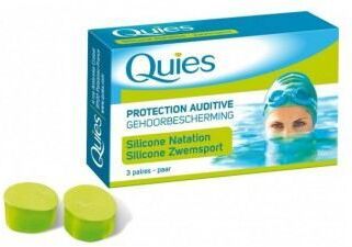 Deiters Quies Silicone Swimming Earplugs 6 Units