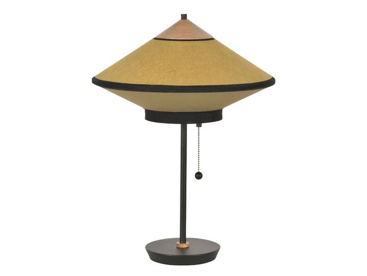 Cymbal Lampe de Table Bronze - Forestier Cymbal S - Salon / séjour - Design - Tissu / textile - Avec abat-jour