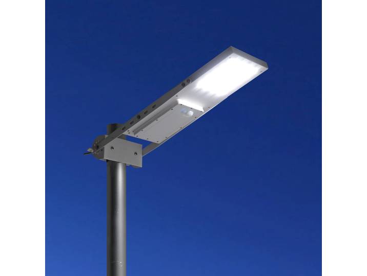 Alpha 1080X 3 Modes de Travail Extérieur Capteur de Mouvement Automatiquement Alimenté par l’énergie solaire LED Lampe de Rue Poteau de Lampe Mur Chemin Lampe Solaire pour Jardin