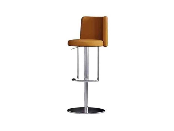 9bbhfJw4R Höhenhocker Lift-Kassiererstuhl, drehbarer Barstuhl mit hohem Hocker(Orange)
