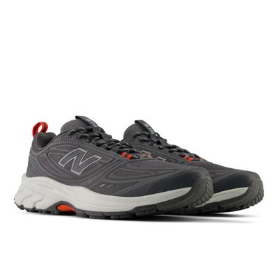 Trailrunningschuh NEW BALANCE "410", Herren, Gr. 40,5, magnet, neo flame, grau matter, Synthetik, Textil, Schuhe, für mehr Grip