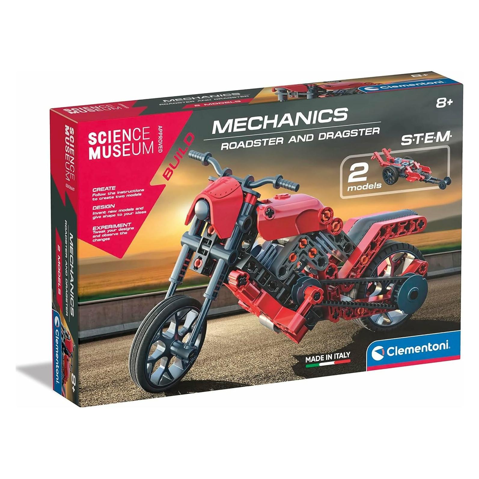 Clementoni Science&Play Mechanisches Labor Roadster und Dragster 2in1 (104950813)