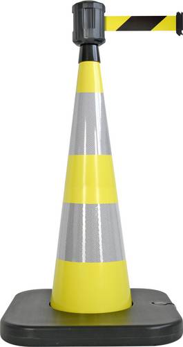 VISO RCX102NJ Schwarz/gelb Leitkegel Steht selbstständig am Boden Gurt-/Ketten-Länge (Details) 2m (Ø x H) 90mm x 100cm