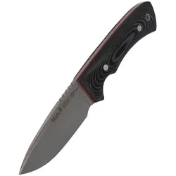 Muela, Mehrzweckmesser, Full Tang Schwarzes Micarta-Messer, Satin