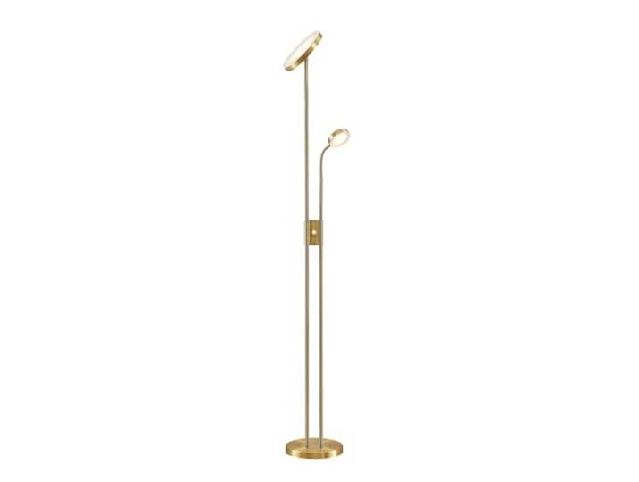 Lindby LED Lampadaire Seppa à intensité variable (Moderne) en Doré Métal e. a. pour Salon & Salle manger (à 2 lampes\,)\, Sur Pied Lampe a de Sol