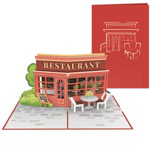papercrush Gutscheinkarte PC08086, 120 x 175 mm, mit Umschlag, Motiv: Restaurant