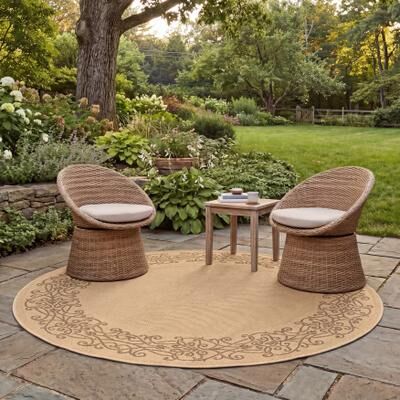 SAFAVIEH Courtyard Marylou Waterproof Patio Backyard Rug