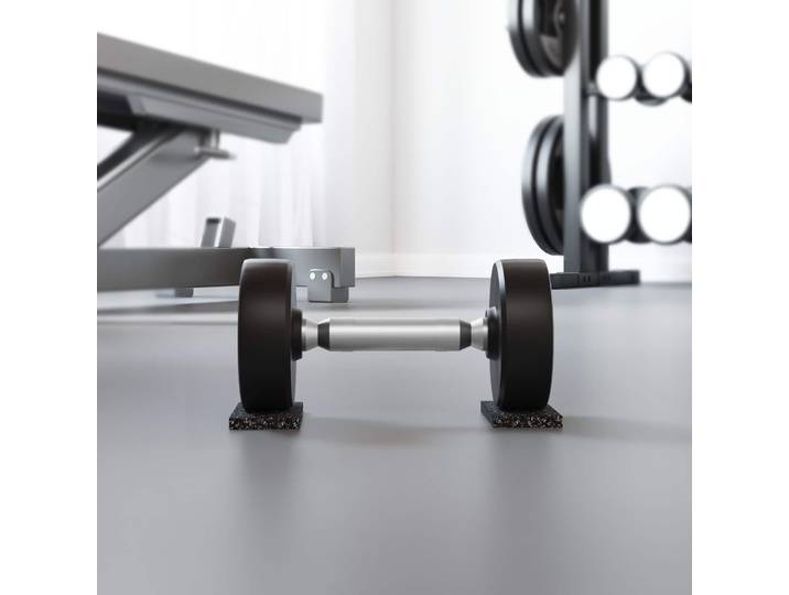 vidaXL Gummi-Granulat-Rolle Schwarz 1000 x 10 x 0,8 cm Gummi