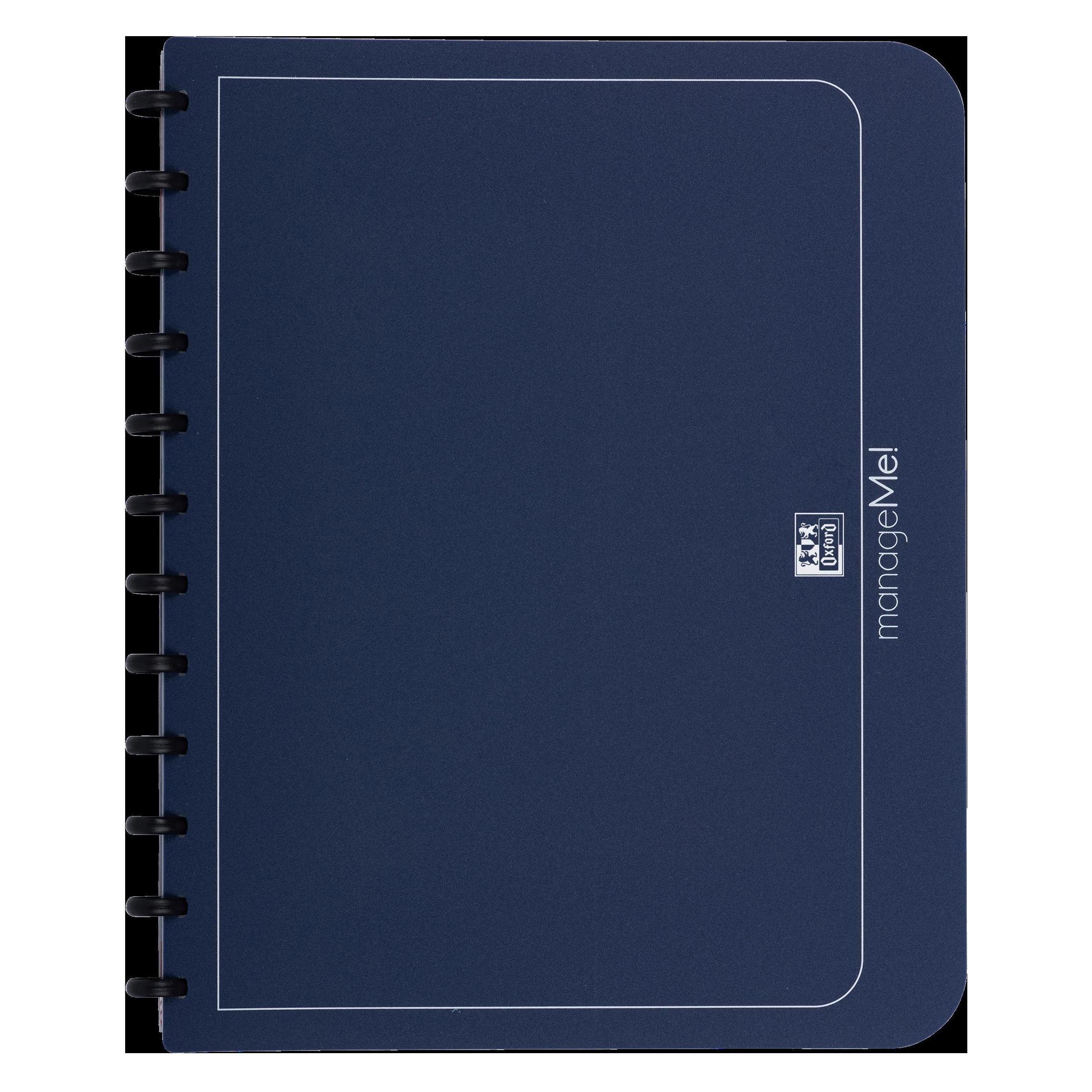 Elba vario-zipp Ringmappe manageMe!, DIN A4, dunkelblau Ringdurchmesser: 21 mm, Ringfarbe: silber-metalli (A4) (61420 DB)