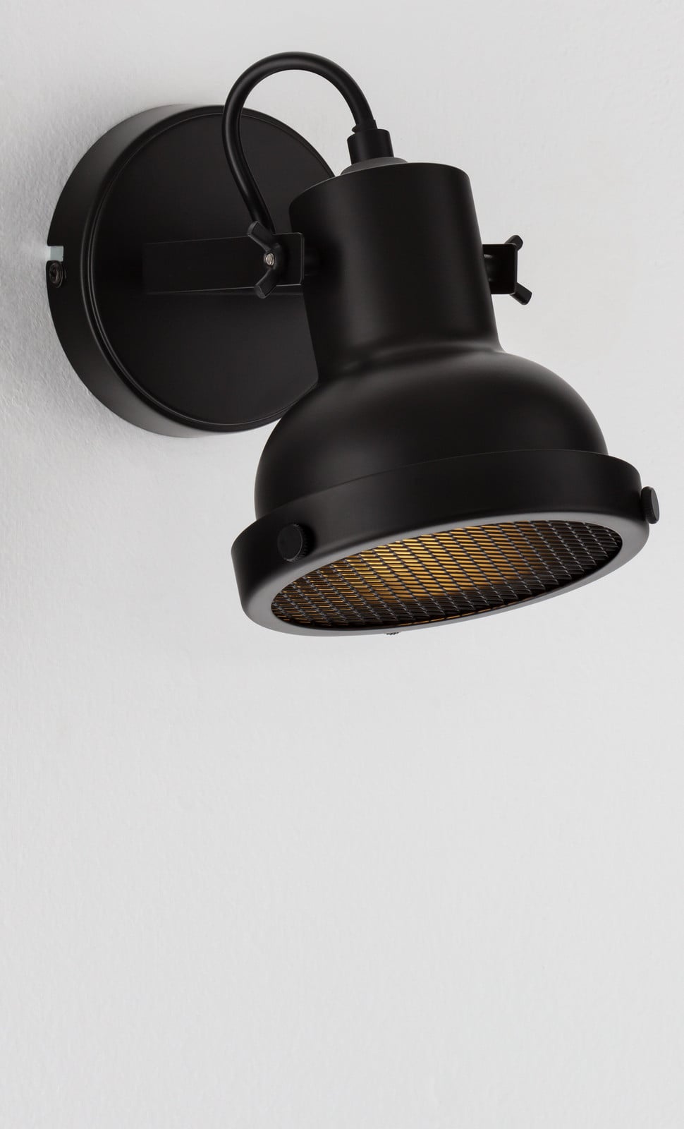 Nova Luce Wandlamp Ruvi Zwart Aluminium GU10
