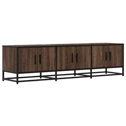 Helloshop26 - Industrieller TV-Schrank mit großem Stauraum 150 x 35 x 41 cm Braun Holzwerkstoff