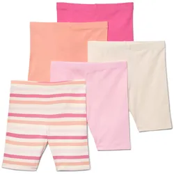 Tchibo - 5 Kinder-Radler - Baby - Gr. 86/92 - koralle/gestreift