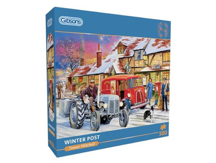 Gibsons legpuzzel Winter Post 500 stukjes voor volwassenen karton