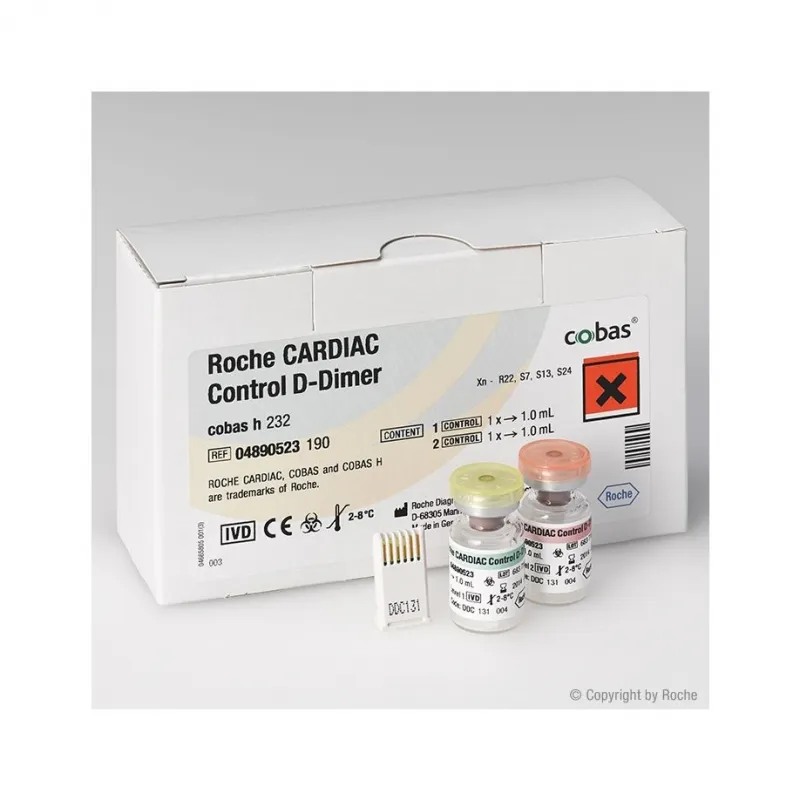 Roche Diagnostik Roche CARDIAC Control proBNP+ (2 x 1 ml) zur Qualitätskontrolle cobas h 232 POC System 04890493190
