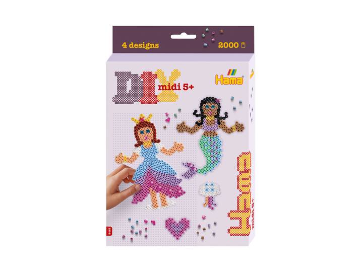 Hama Midi kleine Geschenkspackung Prinzessin und Meerjungfrau