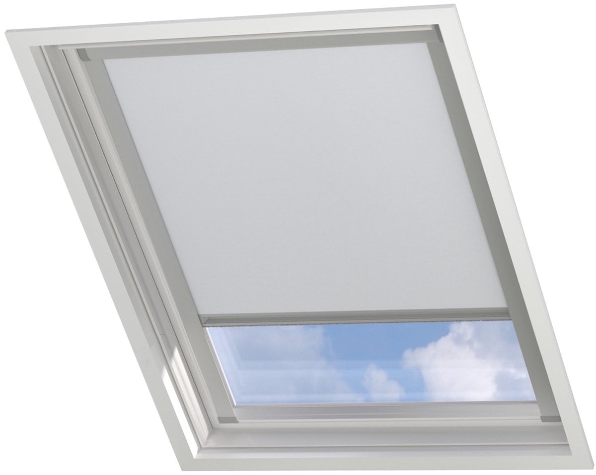 DTCH Dakraam Rolgordijn Trend Verduisterend - Wit - voor VELUX