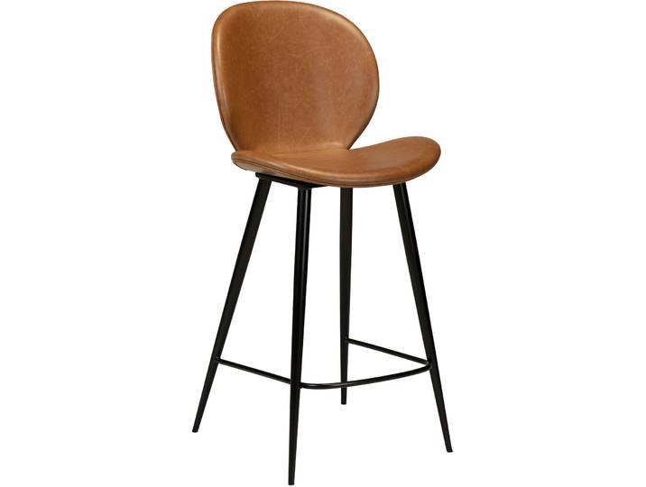 DAN-FORM Barhocker 2er Set - Farbe: hellbraun - Material: Kunstleder - 984