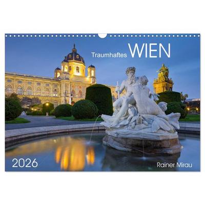 Traumhaftes Wien 2026 (Wandkalender 2026 DIN A3 quer), CALVENDO Monatskalender