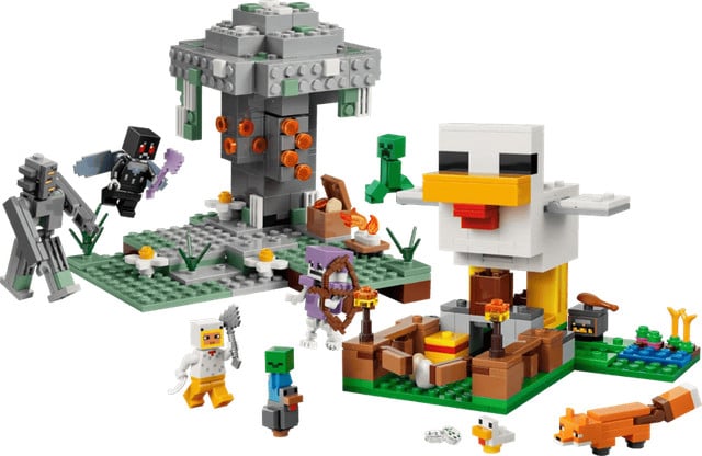 LEGO Minecraft set 21586 en 21585