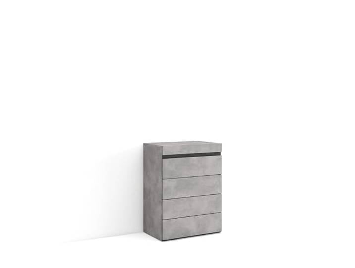 Skraut Home Kommode mit Schubladen Aufbewahrungsschrank 57x75x35 cm Für Schlafzimmer, Zimmer Sideboard, Schrank Moderner Stil Zement