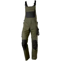 BP, Arbeitshose, Arbeitslatzhose 1979 570 oliv schwarz Gr. 60 (60)