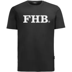 T-Shirt "PHIL" schwarz - 4XL - schwarz